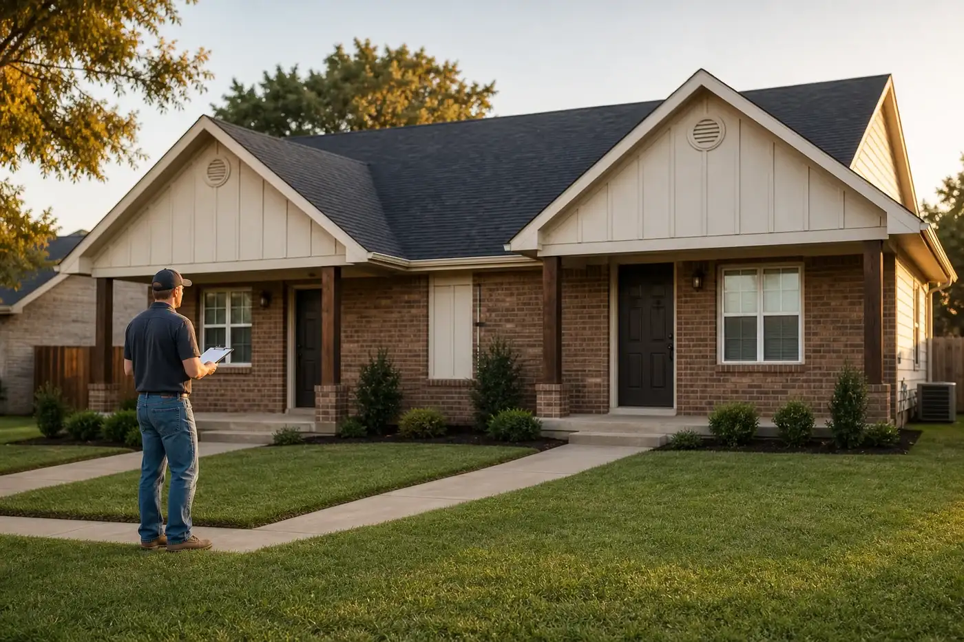Well-kept rental home on a quiet residential street