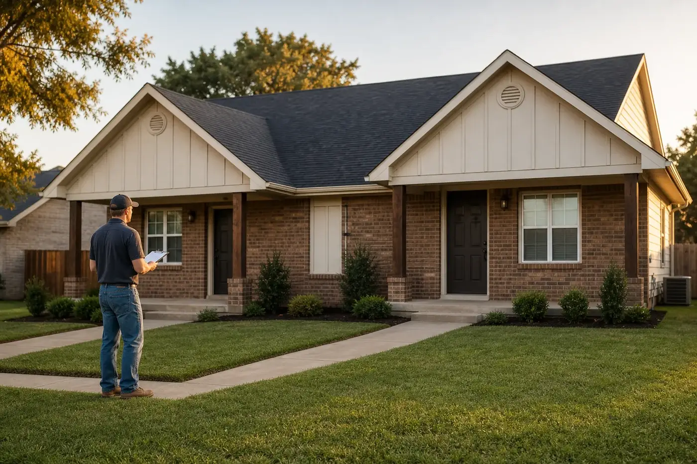 Well-kept rental home on a quiet residential street